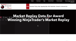 Desktop Screenshot of marketreplaydata.com